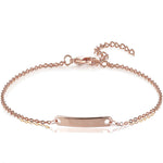 Custom Name Bracelet For Adults and Kids - Comes in Gold Silver and Rose Gold - Bar Bracelet Monogram Initial Bracelet Friendship Bracelet