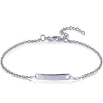 Custom Name Bracelet For Adults and Kids - Comes in Gold Silver and Rose Gold - Bar Bracelet Monogram Initial Bracelet Friendship Bracelet