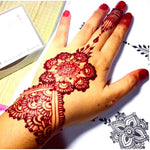 Brown Henna Cone Temporary Tattoo Body Art Ink Mehendi - Indian Temporary Tattoo for Indian Wedding Marriage Party Function