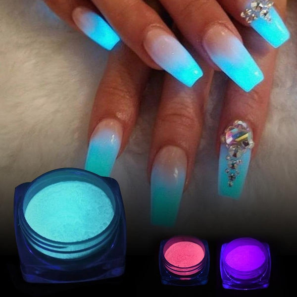 Glow in the Dark Nail Glitter - COSMETIC GLITTER - Nail Glitter -  Party Supply - Many Colors to Choose From