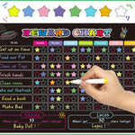 Chore Chart for Kids Reusable, Reward Chart, Girls Chore Chart, Boys Chore Chart, Dry Erase Board, Magnetic Blackboard