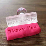 Custom Made Soap Stamp, Acrylic Stamp, Personalized Cookie Stamp, Soap Mold Seal Resin DIY handmade