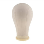 Mannequin Head Hat Display with Table Clamp Unisex Featureless Adult - Styling Head Canvas Wig Making Hat Display