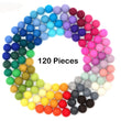 1.5 cm Wool Felt Balls: CUSTOM COLORS, Felted Balls, DIY Garland Kit, Wool Felt Balls, Felt Pom Pom, Handmade Felt Balls, Custom Felt Balls