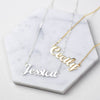 Personalized Name Necklace  - Christmas Anniversary Wedding Gift Idea - Custom Necklace - Birthday Present  - Gold Silver Rose Gold