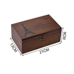 Sewing Kit Box Basket, Wooden Hand Home Sewing Repair Tool Kit, Universal Sew Kit Accessories for Women, Men, Adults, Girls Vintage