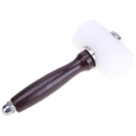 Leather Craft Sewing Hammer Leather Craft Maul Craft Cowhide Punch Cutting Nylon Hammer Tool with Wood Handle Leathercraft