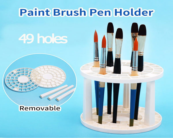 Paint Brush Holder, Paintbrush Stand, Brush Rack, Brush Stand Organizer Artist Gifts, Gifts for Artists, Painters Gifts, Gift for Painter