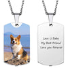Pet Loss Gift for Women - Dog Memorial Gift - Pet Portrait Necklace - Animal Lovers Dog Necklace-  Dog Lover Gift - Personalized Photo