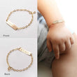 Baby Bracelet - Custom bracelet for Little Girl - Initial Bracelet - Baby Jewelry - Personalized Baby Toddler Name Bracelet - New Baby Gift