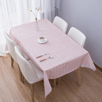 Tablecloth - Table linens - Green Plaid Tablecloth - Dining Linen Tablecloth - Width 54"(137cm) x Custom length