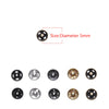 Doll SNAP BUTTONS Small Mini Miniature 5mm 24pc Tiny Little Micro Knitting Fastening Circle Clothes Making Sewing Sew Clothing Fasten Craft