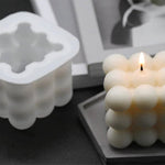 Candle Mold - Silicone Candle Mold - Sphere Cube - Candle Molds For Beewax- Aromatherapy Candle Mold - Aroma Stone Candle mould