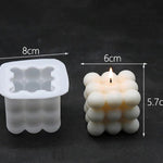 Candle Mold - Silicone Candle Mold - Sphere Cube - Candle Molds For Beewax- Aromatherapy Candle Mold - Aroma Stone Candle mould