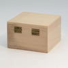 Unfinished Wood Box - Hinged with Clasp No Feet - Carving Box - Square Shaped - Woodworking Supplies - Unfinished Watch Box Jewelry Case