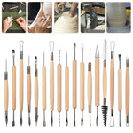 ชุดเครื่องมือปั้นดินเหนียวแกะสลัก 51 ชิ้น เครื่องมือปั้นโพลิเมอร์ DIY งานประติมากรรม ศิลปะ อุปกรณ์เครื่องปั้นดินเผา