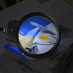 เครื่องมือเพ้นท์ภาพเพชร - แว่นขยาย - ไฟ LED สำหรับเพ้นท์ภาพตามหมายเลข - แว่นขยาย LED สำหรับงานศิลปะและงานฝีมือเพ้นท์ภาพเพชร