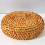 ชามผลไม้หวายกลมทอมือ | ตะกร้าหวายเก็บของ | ของขวัญงานแต่ง | ชามหวายสำหรับโต๊ะอาหารเช้า | ชามเสิร์ฟ | งานฝีมือสำหรับรับประทานอาหาร
