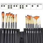 Paint Brush Set Pouch, Paint Brush Holder, Gift ideas for Artists, Artist Roll,  Best gifts for Artists, Gift for Painter, Bag Organizer