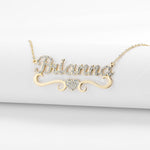 Personalized Name Necklace, Name Necklace, Custom Necklace, Birthday Present, Christmas Anniversary Wedding Gifts,  Girlfriend Mom Wife Gift