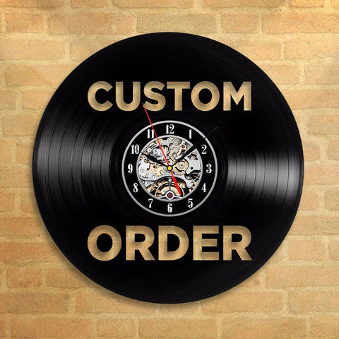 Custom Vinyl Clock - Design Your Own DIY Personalized Photo Clock - House Warming Wedding Gift - Home Decor - Living Room Bed Room Decor