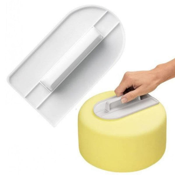 Icing Frosting Buttercream Large Cake Smoother Scraper Fondant Spatulas Cake Edge Smoother Cream Decorating DIY Kitchen Cake Tool Supplies