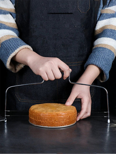 Cake Slicer Leveler - Adjustable Wire - Bakery Cutting Tools - Baking Supplies - Cake Cutter - Cake Layer Bakeware - Cake Making Kitchen