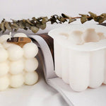 Candle Mold - Silicone Candle Mold - Sphere Cube - Candle Molds For Beewax- Aromatherapy Candle Mold - Aroma Stone Candle mould