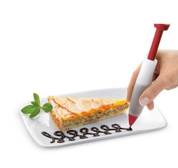 ปากกาขนมอบ - ปากกาสำหรับเขียนช็อกโกแลต - ดินสอตกแต่งเค้ก คุกกี้ ของหวาน - ปากกาครีมสำหรับเค้ก - อุปกรณ์อบขนม - อุปกรณ์ร้านอาหาร