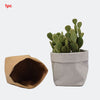 Eco Friendly Flower Pot - Planter - Kraft Flower Pot - Grow Bag - Flower Carrier - Plant Carrier - Flower Bag - Soft - Succulent Planters