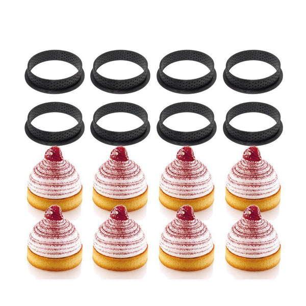 Egg Tart Mold - Cake Making Mold - Egg Tart Shaper - Dessert Making - Baking - Fondant Pancake - Decorating DIY Kitchen Cake Tool Supplies