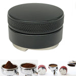 Premium Coffee Tamper, Wooden Tamper, Espresso Tamper, 304 Stainless Steel Base, 58mm, Coffee Making Grinder, Flat Round Shaped Press