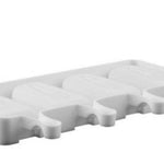 Ice Cream Mold - Silicone Frozen Ice Cream Juice Maker Mold - 4 Cell - Ice Cream Making Supplies - Dessert Cooking Supplies