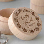 Custom Wedding Ring Box, Wooden Ring Box, Engagement Ring Box, Ring Bearer Ring Box, Ring Box Holder, Proposal Ring Box, Wedding Ring Box
