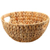 Handwoven Round Straw Fruit Bowl | Rattan Storage Basket | Rattan Basket | Breakfast Table Wicker Bowl | Serving Bowl | Handmade Dining