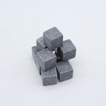 Set of 9 Whiskey Stones, Whiskey Rocks, Chilling Stones, Groomsmen Whiskey Rocks, Whiskey Gift Set, Reusable Ice Cubes