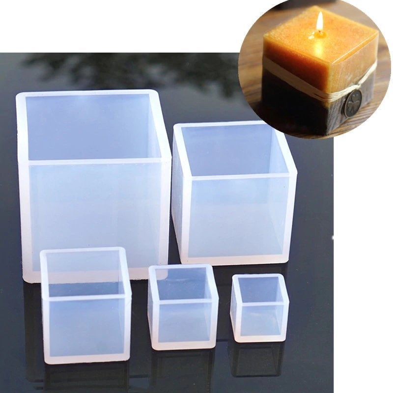 HIGH QUALITY Square Cube Silicone Mold, Epoxy Resin Mold