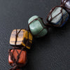 7 Chakra Tassel - Tumbled Gemstone Healing Crystals and Stones - Car Hanging Feng Shui Natural Stones Gift Set 7 Chakra Tumbles - Home Decor