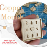 Personalized Leather Stamp, Custom Iron Stamp, Branding Stamp, Customized Logo Stamp, Embossed Stamp, Wood Stamp, Branding Iron