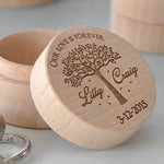 Custom Wedding Ring Box, Wooden Ring Box, Engagement Ring Box, Ring Bearer Ring Box, Ring Box Holder, Proposal Ring Box, Wedding Ring Box