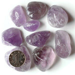 Natural Amethyst Tumbled Stones, Purple Quartz Geodes, Raw Amethyst Stone, Healing Crystals and Stones, Amethyst Crystal Chip Pebbles Rocks