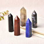 Crystal Point - Healing Crystals - Crystal Tower - Amazonite Amethyst Aventurine Citrine Quartz Fluorite Jade Fynchenite Glaucophane