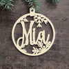 Custom Ornaments, Personalized Christmas Tree Decorations, Custom Wooden Ornaments for Christmas, Hanging Tree Decoration with Your Name