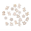 Wooden Christmas Ornaments, Christmas Tree Decorations, Snowflake Reindeer Ornaments for Christmas, Hanging Tree Decoration, Holidy Decor