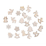 Wooden Christmas Ornaments, Christmas Tree Decorations, Snowflake Reindeer Ornaments for Christmas, Hanging Tree Decoration, Holidy Decor
