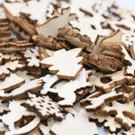 Wooden Christmas Ornaments, Christmas Tree Decorations, Snowflake Reindeer Ornaments for Christmas, Hanging Tree Decoration, Holidy Decor