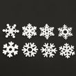 Wooden Christmas Ornaments, Christmas Tree Decorations, White Snowflake Ornaments for Christmas, Hanging Tree Decoration, Holidy Decor