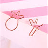 Diamond Heart Ring Pineapple Paper Clip - Binding Office Craft School Wedding - School Supplies - Kids Stationary - Planner Scrapbook