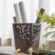 Wooden Trash Can, Wooden Kitchen Trash Cans, Dustbin, Wooden Trash Bin, Wooden Garbage Can, Wooden Wastebasket, Wooden Garbage Bin, Garbage Container