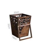 Wooden Trash Can, Wooden Kitchen Trash Cans, Dustbin, Wooden Trash Bin, Wooden Garbage Can, Wooden Wastebasket, Wooden Garbage Bin, Garbage Container